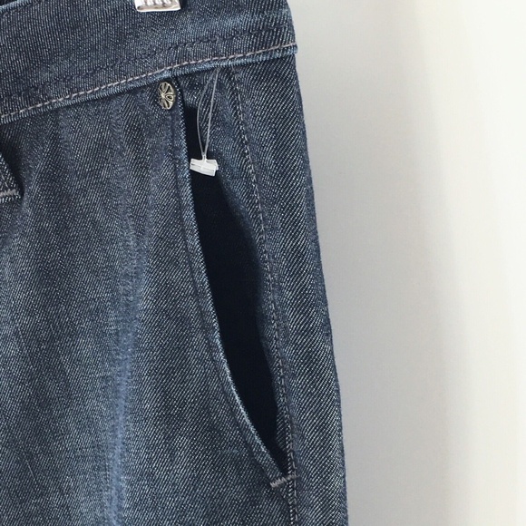 Habitual Women Wide Leg Low Rise Flared Jean Blue Y2K Denim Trouser Sz 28 x 35 - Picture 7 of 15